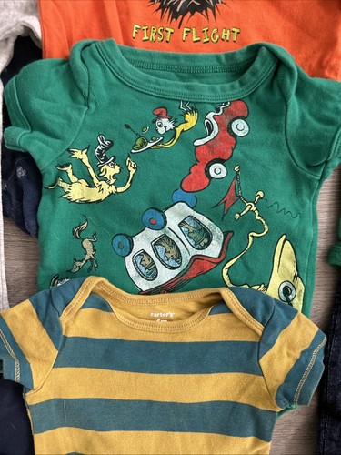 Baby Boy Clothing Lot, 6 Months, 18 Items, Dr. Seuss, Circo, Carter’s, LBR - 第 12/21 張圖片