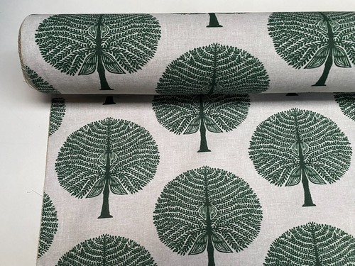 Mulberry Tree 100% Cotton Fabric Natural Home Decor Curtains Material 55" Wide - Picture 8 of 26