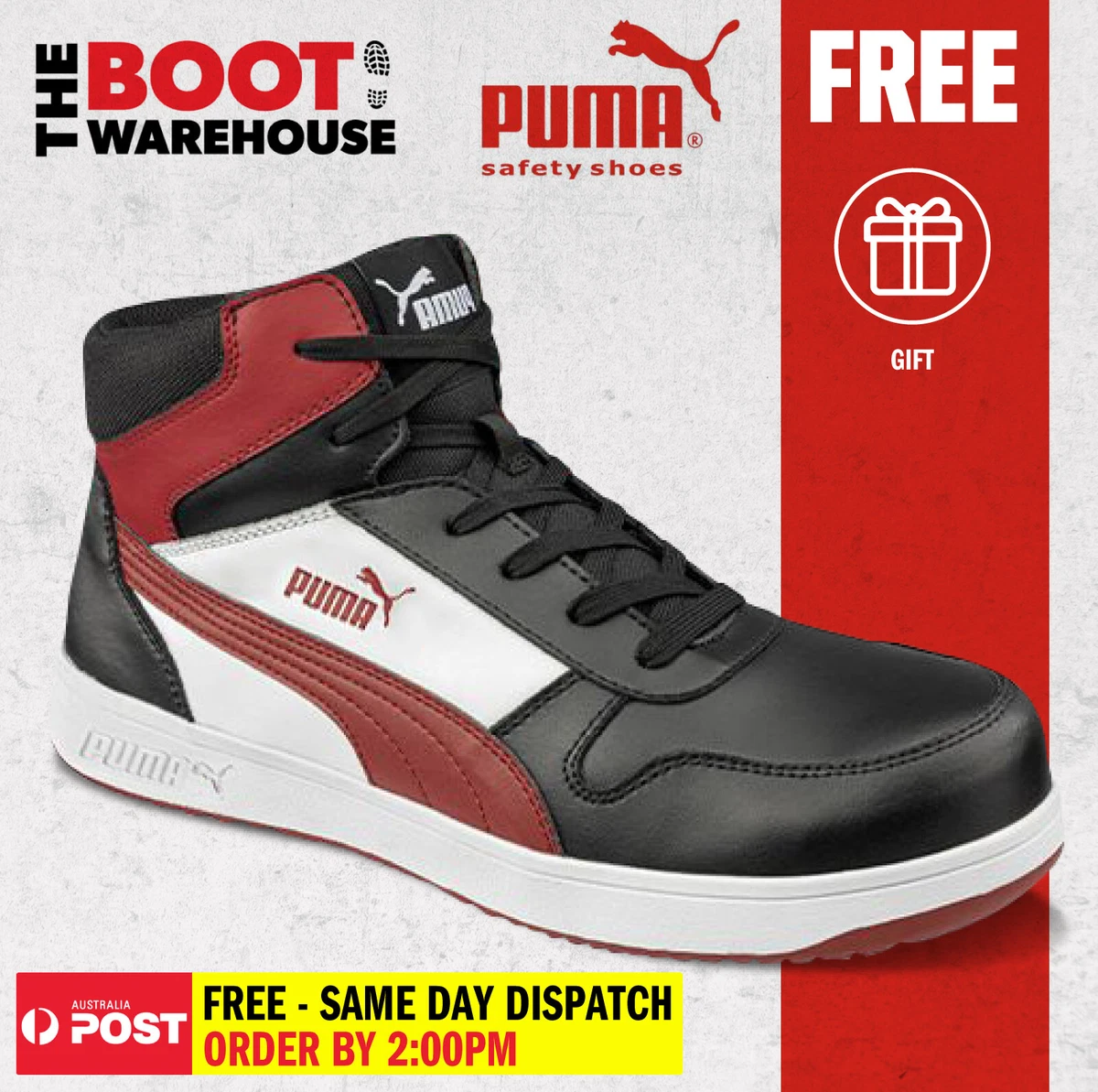 Puma Frontcourt 630057 Light Weight Metal Free Composite Toe Safety