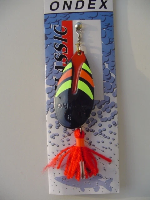 SPINNER ORIGINAL RUBLEX CELTA IN GOLD MIT SCHWARZEN STREIFEN ROTER SCHATTEN ONR