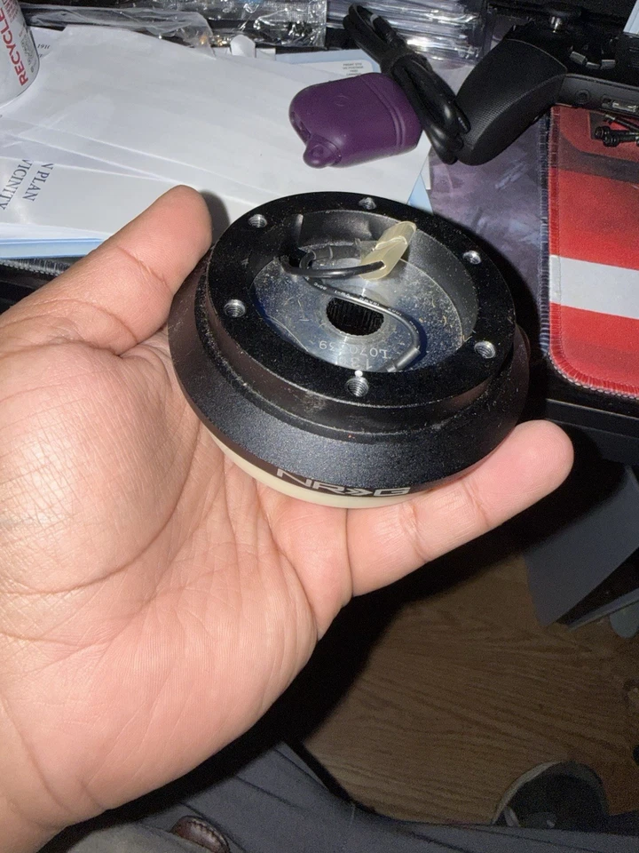 94-02 Honda Accord, negro, NRG-SRK-130H NRG buje corto Foto 2 de 4