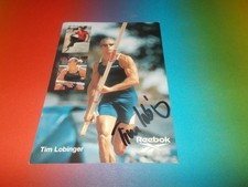 Tom Lobinger Stabhochspring signed signiert autograph Autogramm Autogrammkarte
