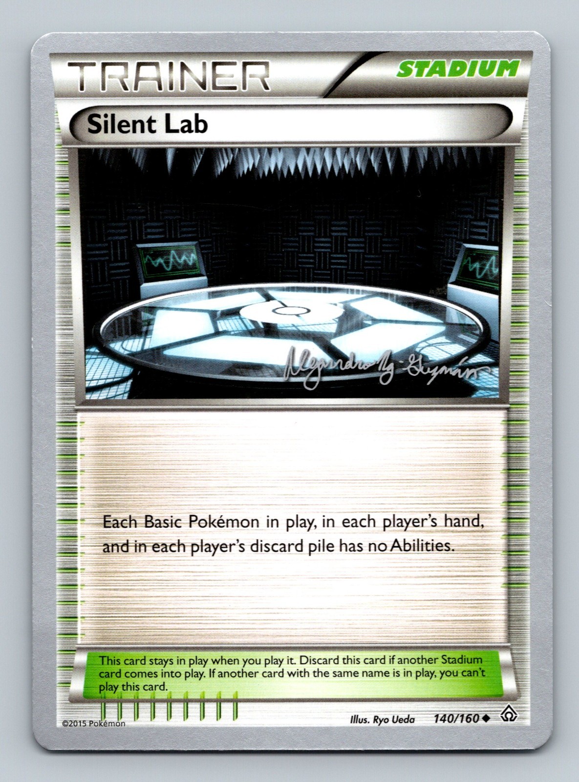 Pokemon Card - Silent Lab 140/160 - Primal Clash - World Championships 2015
