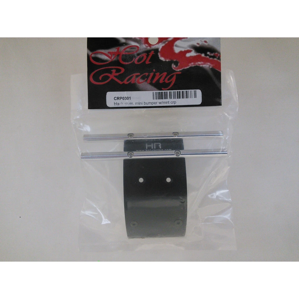 Hot Racing CRP0301 aluminio negro. Mini parachoques con crp mnt Foto 3 de 3