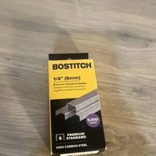 Bostitch 1/4 in 6mm Standard Staples 5,000 Count SBS191/4CPR