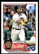 Ronald Acuna Jr. 2023 Topps Braves #ATL-1 Braves MLB READ FREE SHIP AutographDen