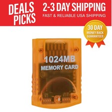 1024MB GameCube Memory Card - Compatible with Wii Consoles, Lightweight