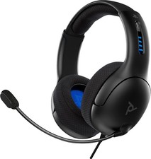 PDP - LVL50 Wired Stereo Gaming Headset for PlayStation - Black