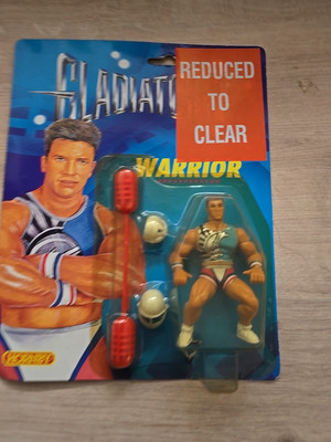 Vintage Gladiators Warrior Figur - Hornby ITV - Neu Sealed + Carded 1992