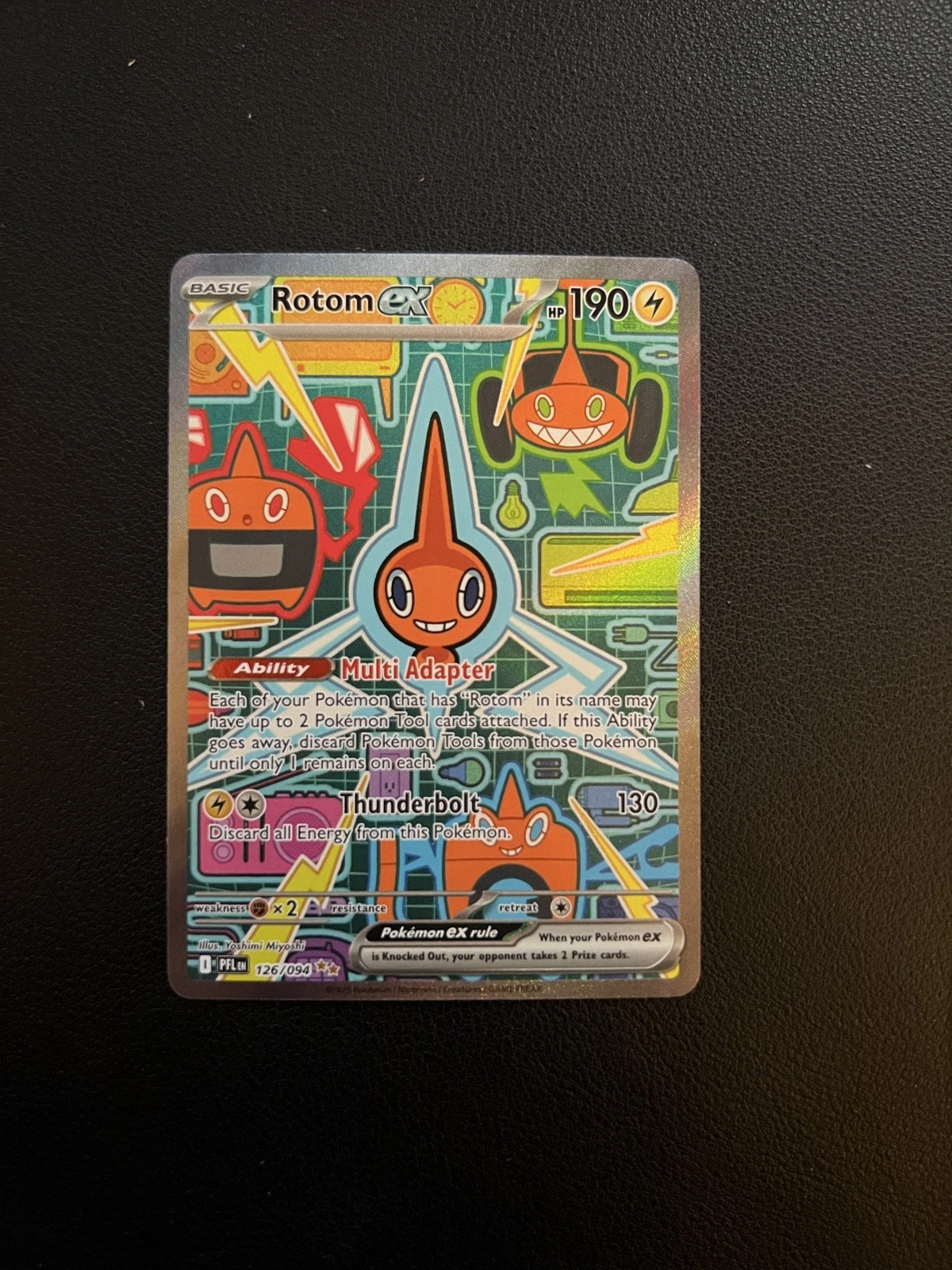 Pokémon TCG Rotom EX 126/094 Phantasmal Flames Special Illustration Rare