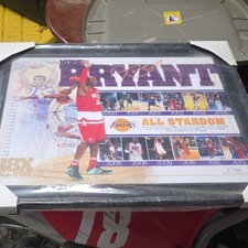 Kobe Bryant Los Angeles Lakers Autographed All-Star Lithograph Fanatics Authent…