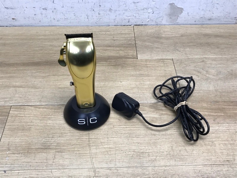 Stylecraft Saber SCSC Gold Cordless Hair Clipper with Charger