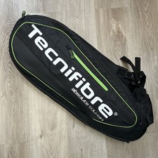 Tecnifibre Absolute Squash Bag 9R Black Green Carry Backpack 40SQGR9R16