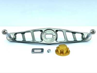 ZPI Nullen Maschinenschnittgriff 92 mm Zelos Rotguss für Daiwa 3