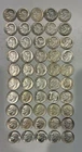 Lot of 50 90% silver 1964 circulated Roosevelt dimes $5.00 face value