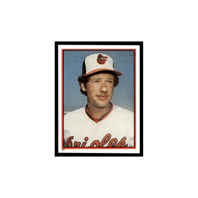 Rich Dauer 1983 Topps Stickers #27 Baltimore Orioles Baseball Card NM