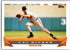 #300 Cal Ripken Jr, Baltimore Orioles 1993 Topps Base