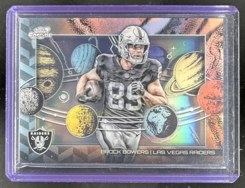 2025 Topps Cosmic Chrome Brock Bowers Base (RAW)