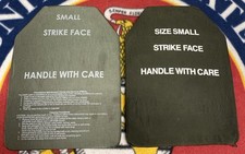 ESAPI & ESAPI REV E LEVEL 4 BALLISTIC BODY ARMOUR PLATE CARRIER PLATES. SMALL.