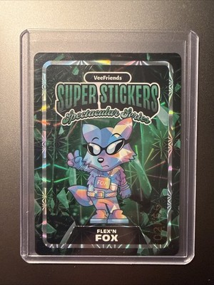 veefriends super stickers spectacular series 02/55 FLEX N FOX