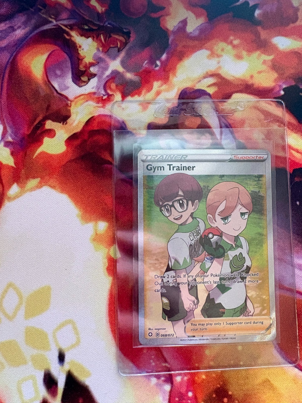 Gym Trainer NM 68/72 Shining Fates Trainer Pokemon Card Full Art Ultra Rare NM