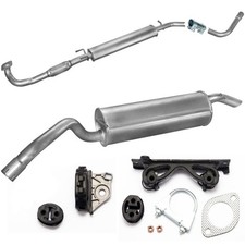 Auspuffanlage Mitteltopf Endtopf  fur Fiat Stilo 1.6 Kombi 2003-2008 Montagesatz
