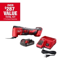 M18 18V Lithium-Ion Cordless Oscillating Multi-Tool Kit With One 1.5 Ah Battery