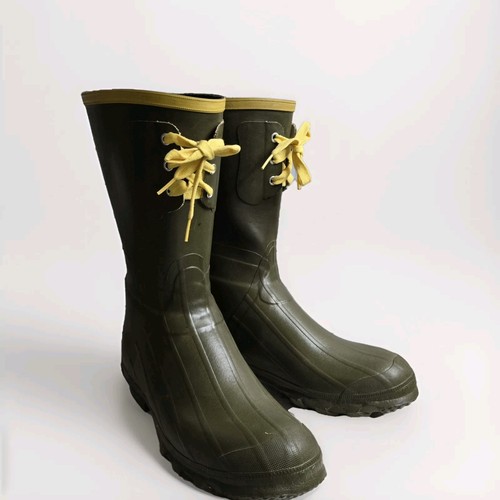 LaCrosse Outdoorsman 12" Insul Pac Lace-Up Rubber Boots Sz. 10Steel Shank