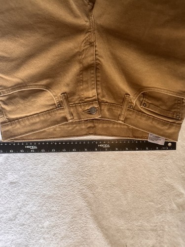 Levis Denim Shorts Adult W32 Brown Jorts Y2K Relaxed Dad Red Tab Wash Mens 511 - Picture 9 of 17
