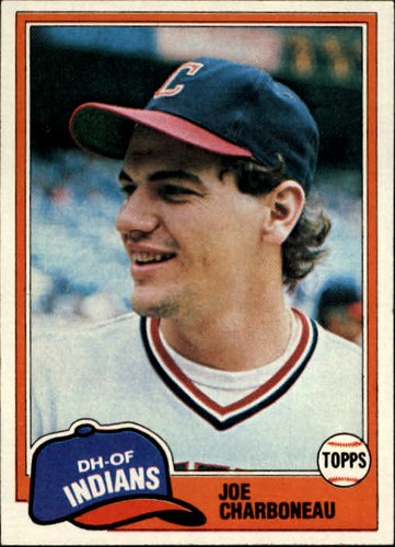 Joe Charboneau #13 1981 Topps card