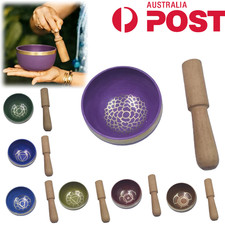 Singing Bowl Set Prayer Bowl Nepal Spiritual Buddhism Meditation Yoga Healing AU