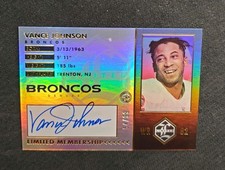 2023 Panini Limited Vance Johnson Auto /99 Broncos