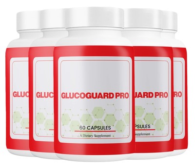 (5 Pack) GlucoGuard Pro Glycogen Pills, Gluco Guard Pro Advanced (300 Capsules)
