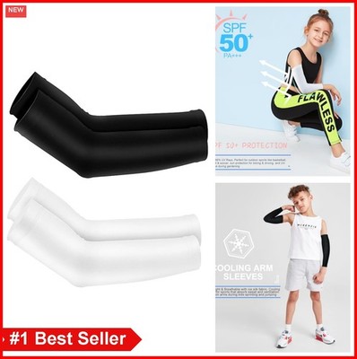Arm Sleeves 2 Pairs Plus Size UPF 50+ UV Sun Protection Lightweight Breathable