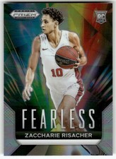 2024 Panini Prizm Draft Picks #11 Zaccharie Risacher Fearless Prizms Silver