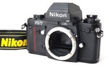 Nikon F3/T Black [Near Mint] titanium F3T HP Film Camera  With Body cap Strap