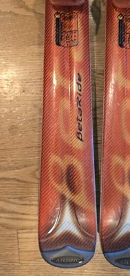 Atomic R 11 20 Beta Ride Skis Orange And Black With R:412 Bindings