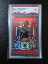 PANINI 2019-20 PRIZM ZION WILLIAMSON #51 RED PRIZM PSA 9 ROOKIE