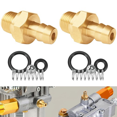 #ad Pressure Washer Soap Injector Kit Brass Heavy Duty 2 Set Replaces 190593GS 20364 $15.99