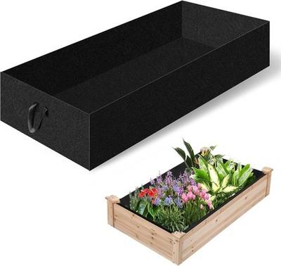 1PCS Raised Garden Bed Liner Fabric Raised Garden Bed Breathable Drainage