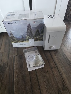 Boneco S200 Luftbefeuchter Verdampfer, Luftfeuchtigkeit, Filter, Weiß