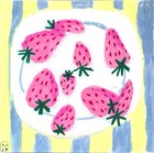 Strawberry Plate ACEO Mini Original Artwork — photo 1