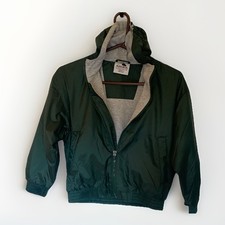 Augusta Sportswear Youth Small Full Zip Lightly Lined Green Jacket