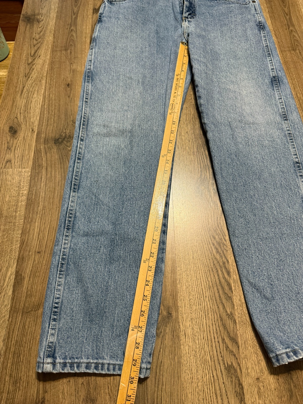 Wrangler Jeans, Men's Size 34x30, Blues, Denim, Straight Leg, Pockets thumbnail 10