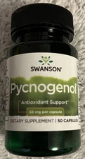 Swanson Pycnogenol 50 MG 50 Capsules Support Antioxidant, Glucose, Blood Sugar