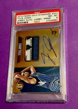2015 Panini Tyus Jones Rc Auto/Jumbo Jersey #/25 - PSA/DNA - DUKE / MAVS