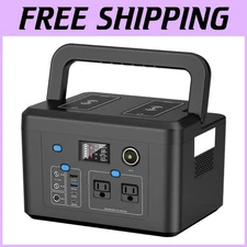 Outdoor Battery Backup w/ Wireless Chargers & 600W Output