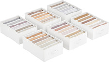 Set Di 6 Organizzatori per Armadio a 6 Scomparti, Scatole per Biancheria Pieghev