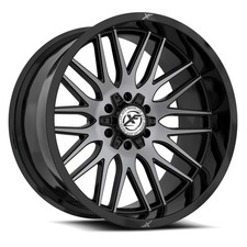 24x12 Xf Off-road Xf-240 Gloss Black Brushed Ddt Wheel 5x55x5.5 -44mm 24x12 Xf Off-road Xf-240 Gloss Black Brushed Ddt Wheel 5x55x5.5 -44mm