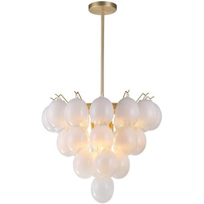 Artcraft Lighting AC11999WH Globo Chandelier Brass